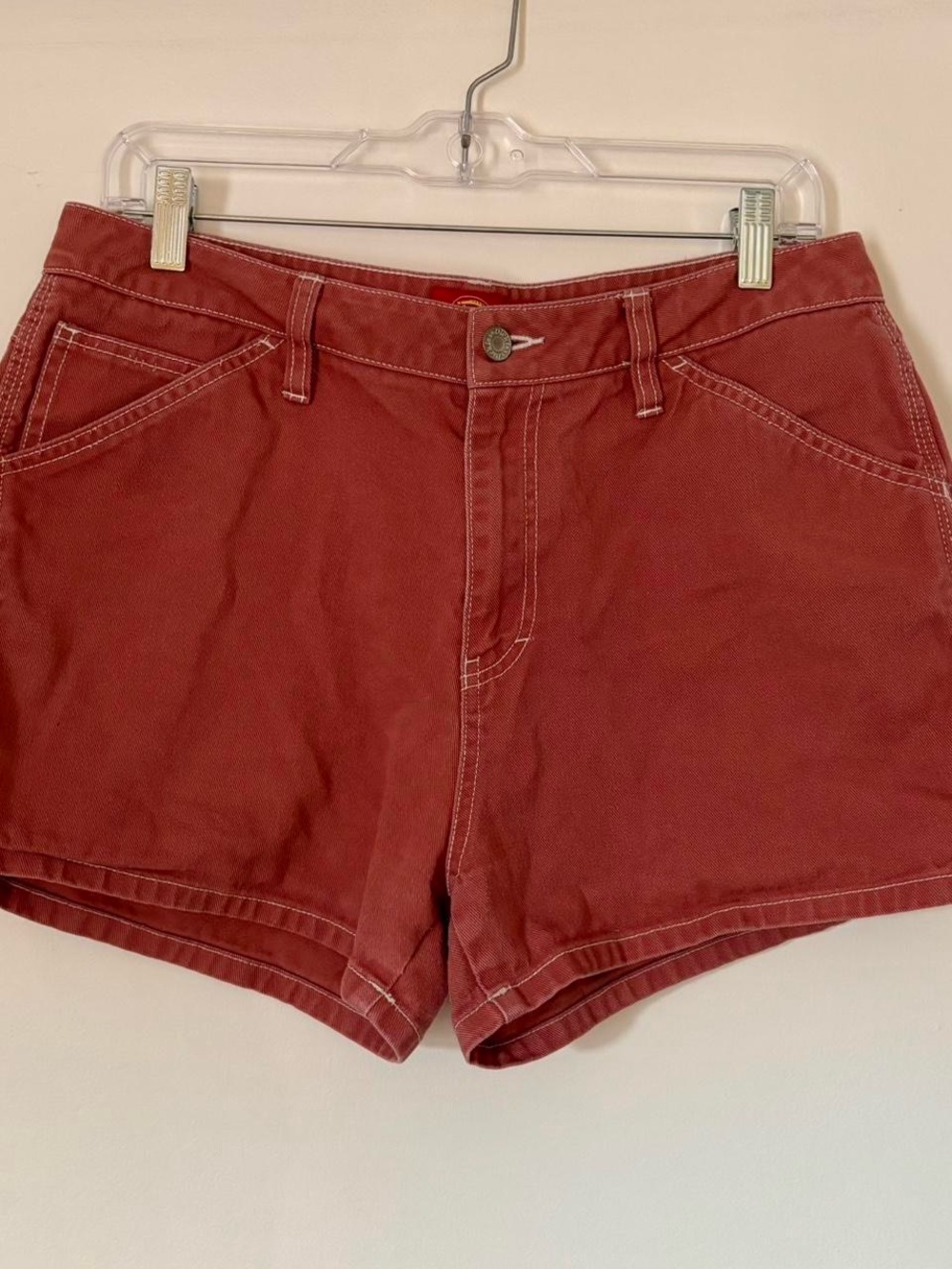 Dickies Women’s Red Cotton Shorts size 9